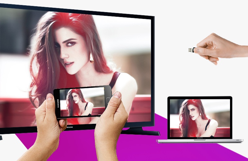 Kết nối máy tính, điện thoại, USB đơn giản